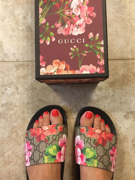 gucci bloom slides outfit|gucci slides at nordstrom.